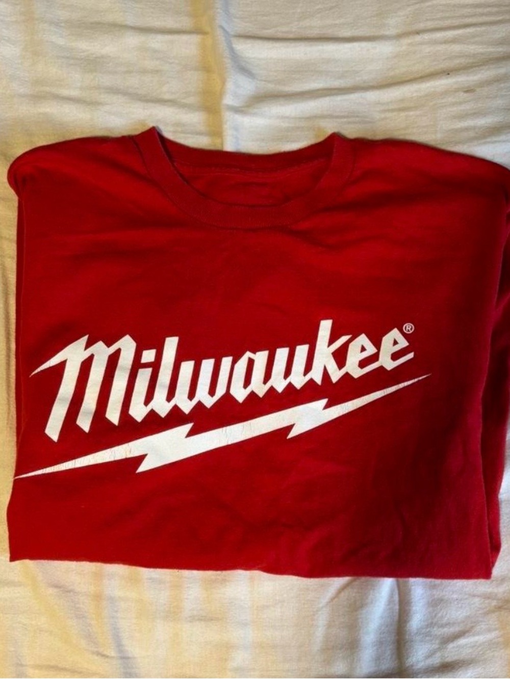 Milwaukee Graphic Crewneck T-Shirt - Red